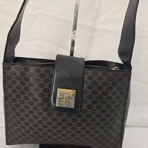 Celine Black Leather Handbag